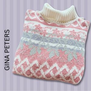 {Gina Peters} Vintage Cowl Neck Sweater